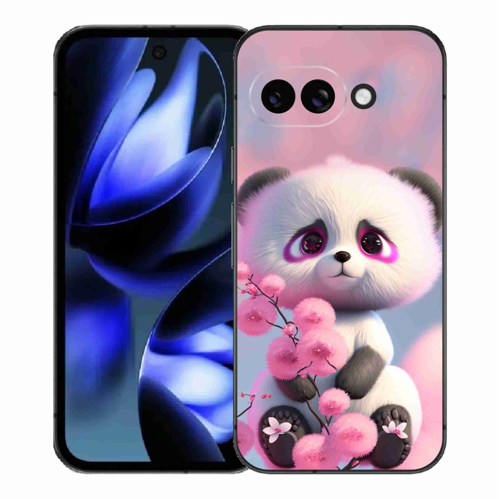 Gélový kryt mmCase na Google Pixel 9a - roztomilá panda 1