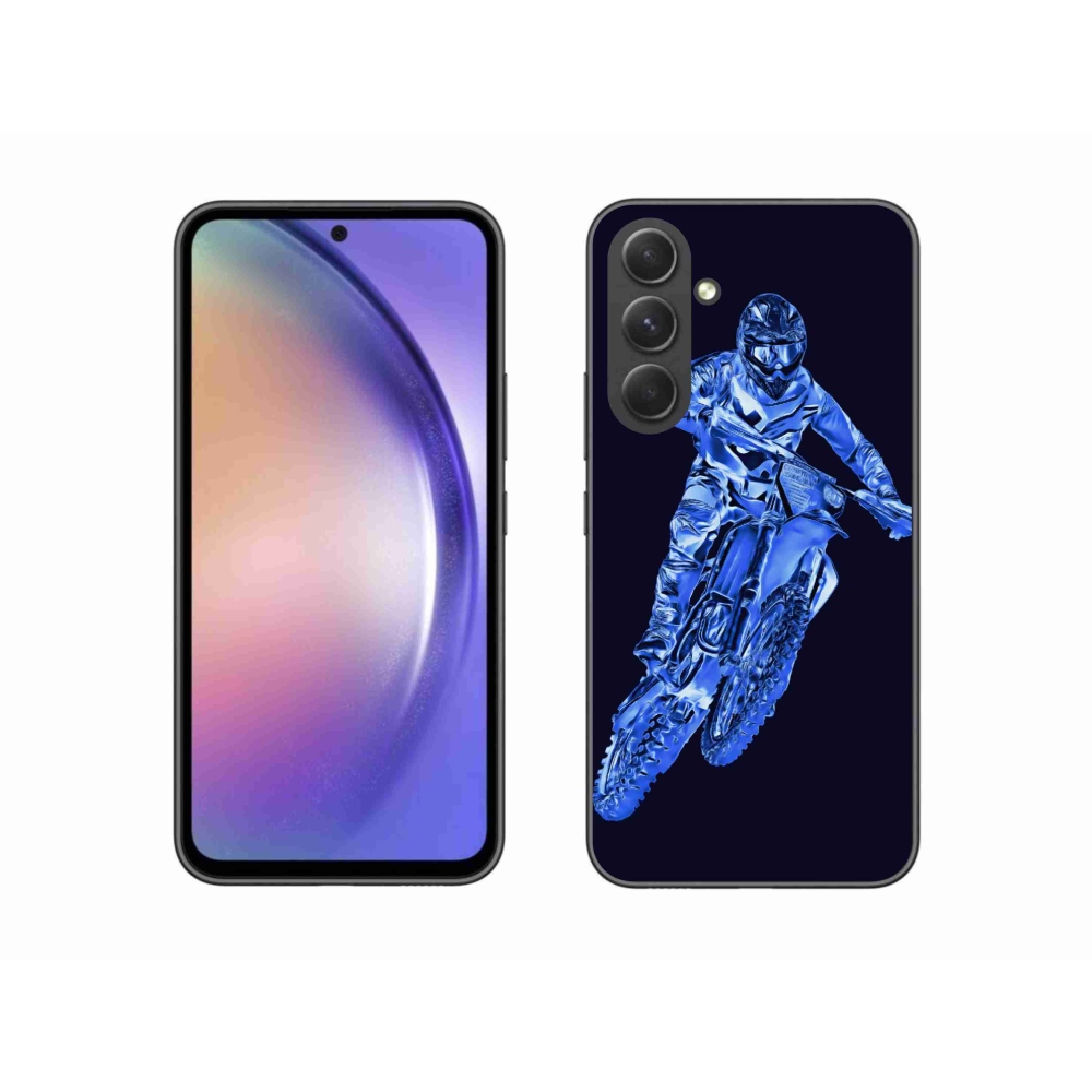 Gélový kryt mmCase na Samsung Galaxy A54 5G - motocross 1