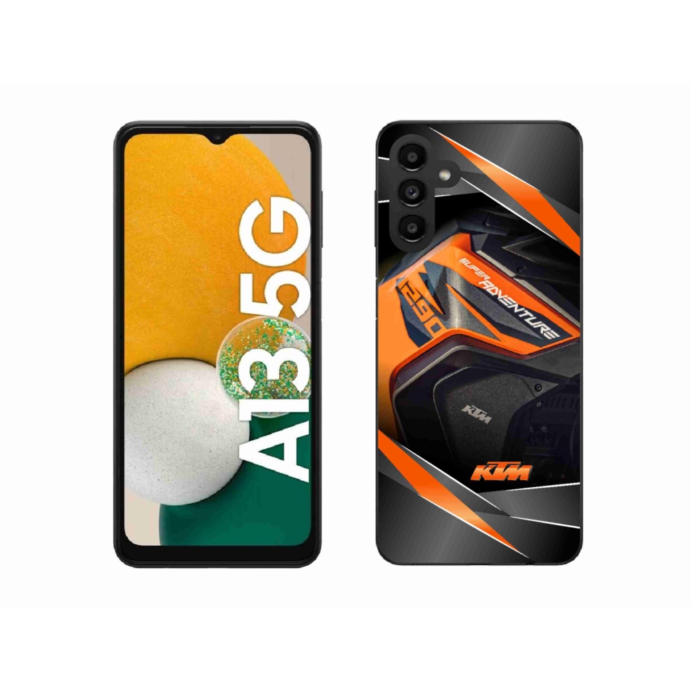 Gélový kryt mmCase na Samsung Galaxy A13 5G - motorka ktm