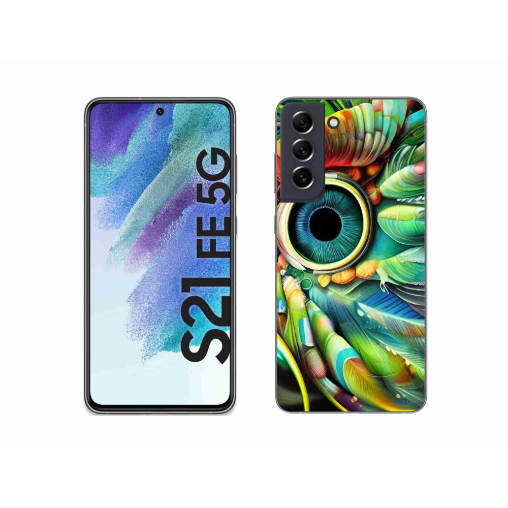 Gélový kryt mmCase na Samsung Galaxy S21 FE 5G - abstraktný motív 18