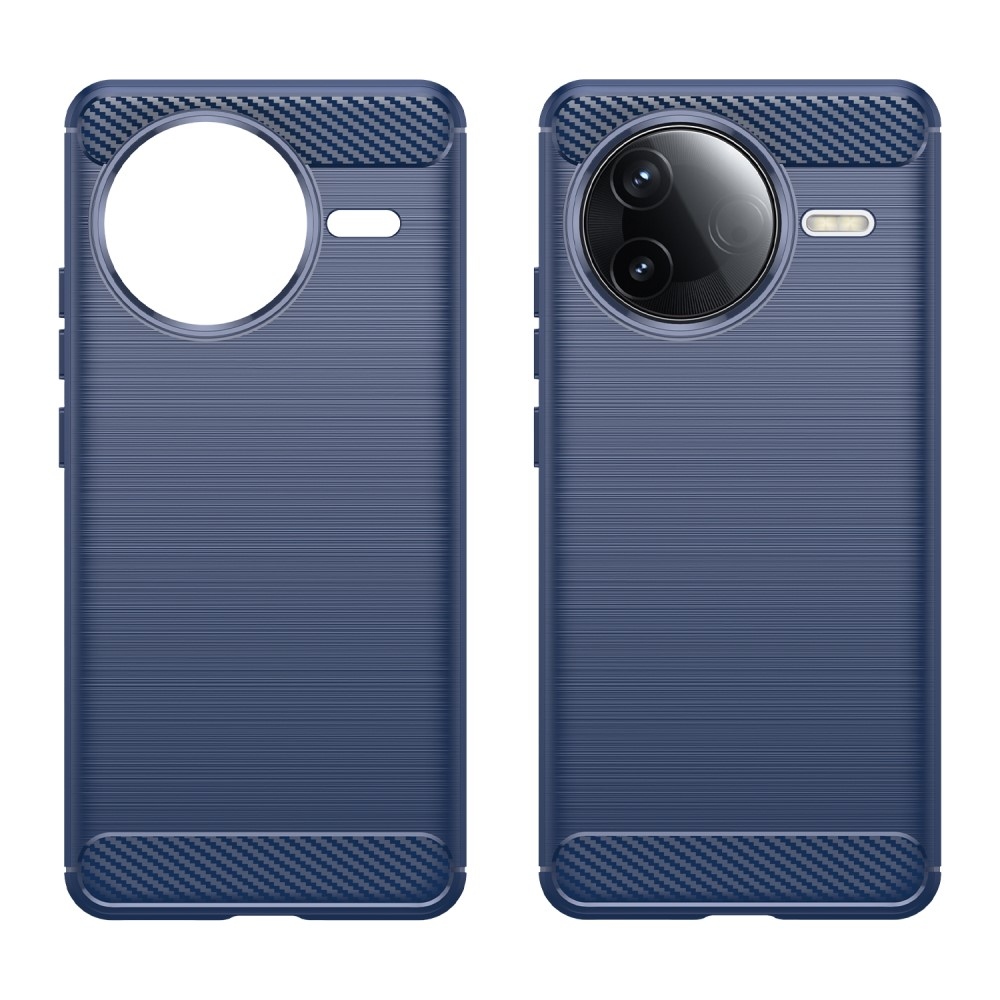 Carbon odolný gélový obal na Xiaomi Poco F7 Pro - modrý