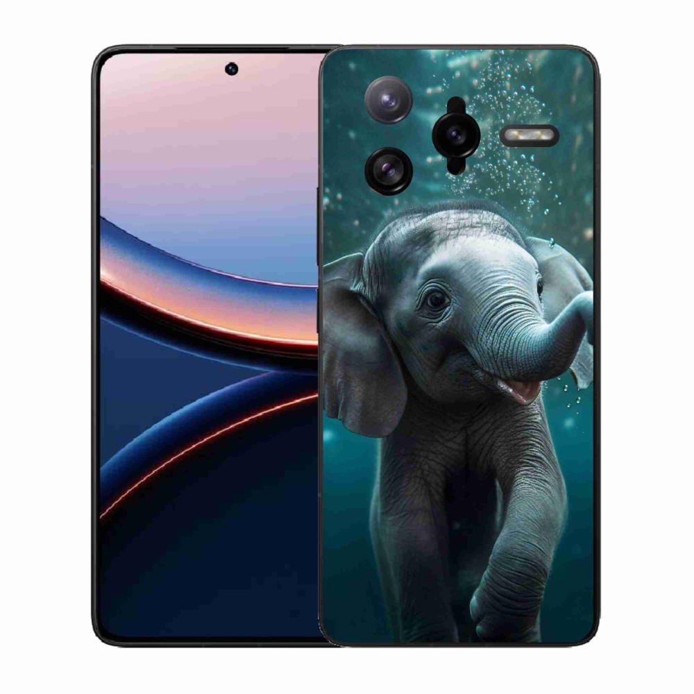 Gélový kryt mmCase na Xiaomi Poco F7 Ultra - sloník pod vodou