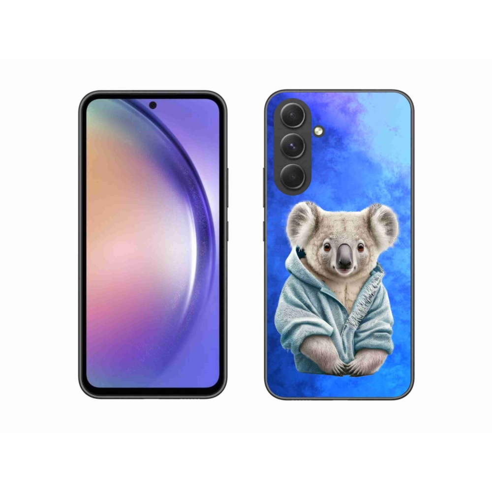 Gélový kryt mmCase na Samsung Galaxy A54 5G - koala vo svetri