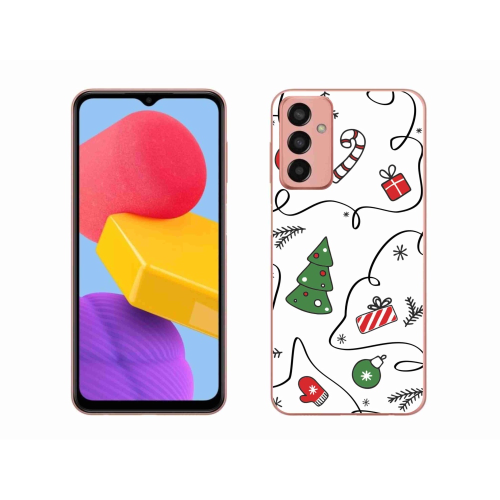 Gélový kryt mmCase na Samsung Galaxy M13 - vianočné motívy