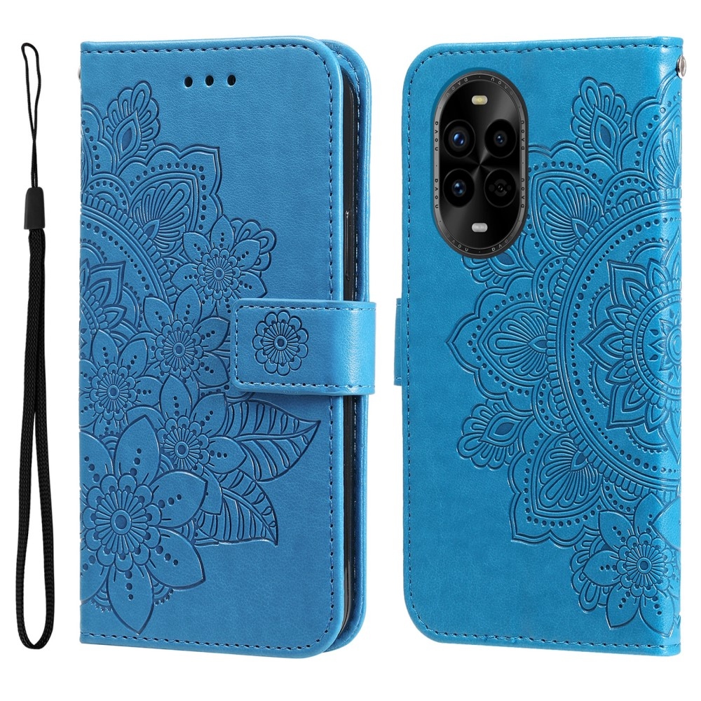 Mandala knižkové puzdro na Huawei Nova 13 Pro 5G - modré