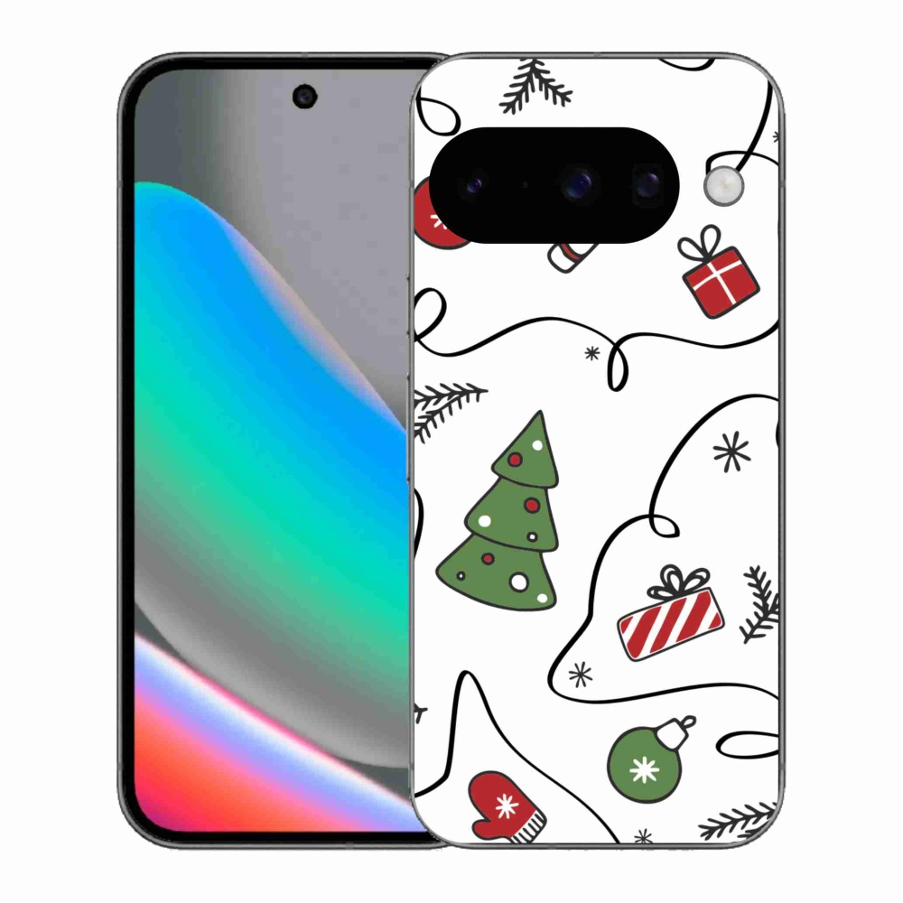 Gélový kryt mmCase na Google Pixel 10 - vianočné motívy