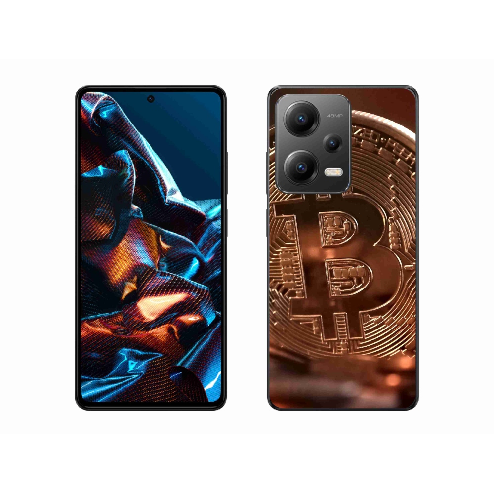 Gélové puzdro mmCase na mobil Xiaomi Redmi Note 12 Pro 5G - bitcoin
