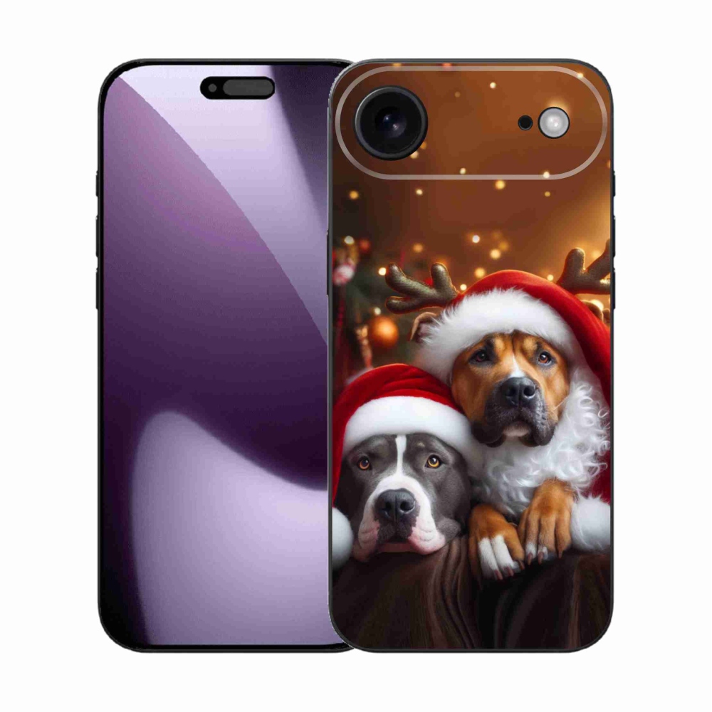 Gélový kryt mmCase na iPhone 17 Air - vianočné psy