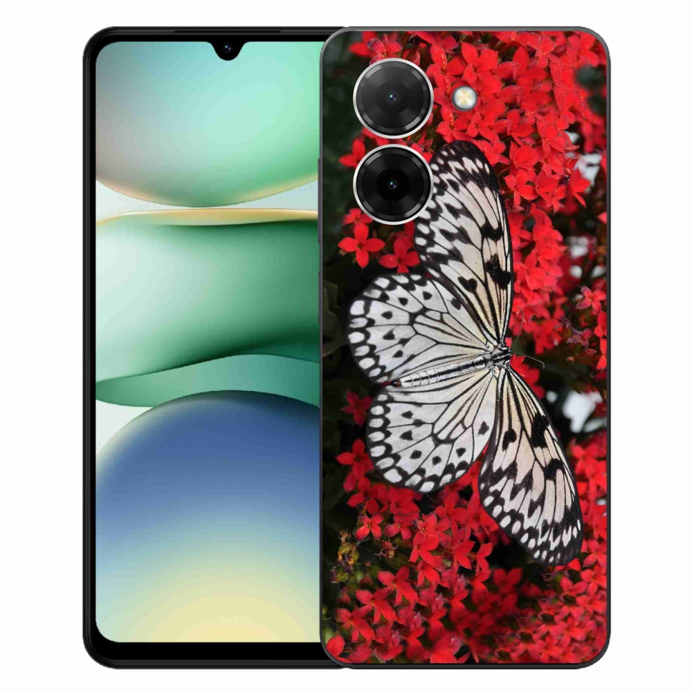 Gélový kryt mmCase na Xiaomi Redmi A5 (171.7x77.8x8.3mm) - čiernobiely motýľ 1