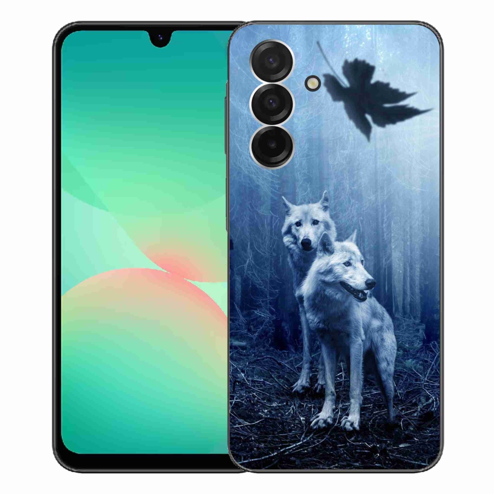 Gélový kryt mmCase na Samsung Galaxy A26 5G - vlci v lese