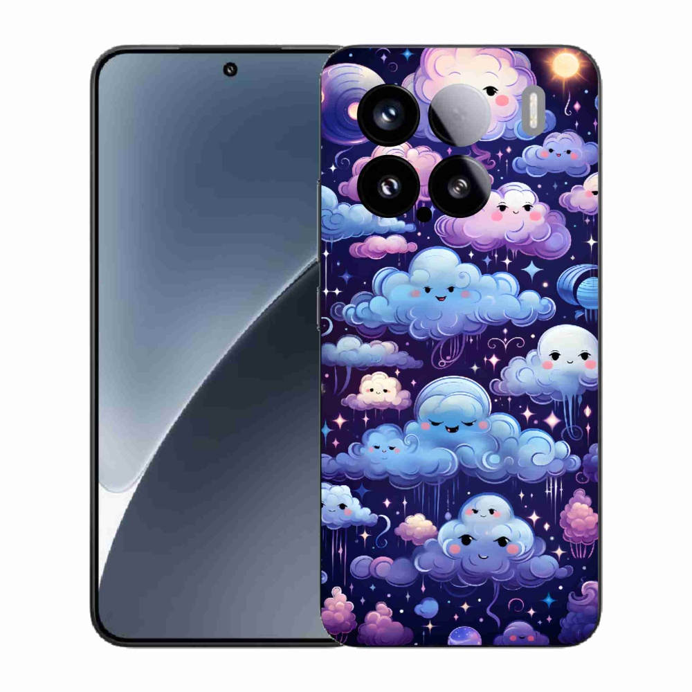 Gélový kryt mmCase na Xiaomi 15 - mráčiky