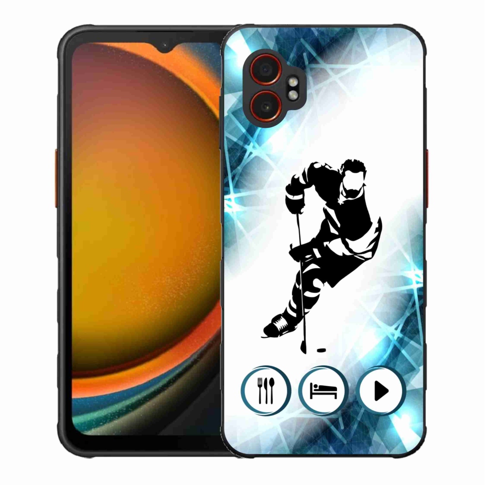 Gélový kryt mmCase na Samsung Galaxy Xcover 7 Pro - hokej 1