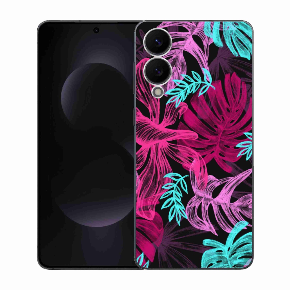 Gélový kryt mmCase na Samsung Galaxy S25 Edge - kvety 1
