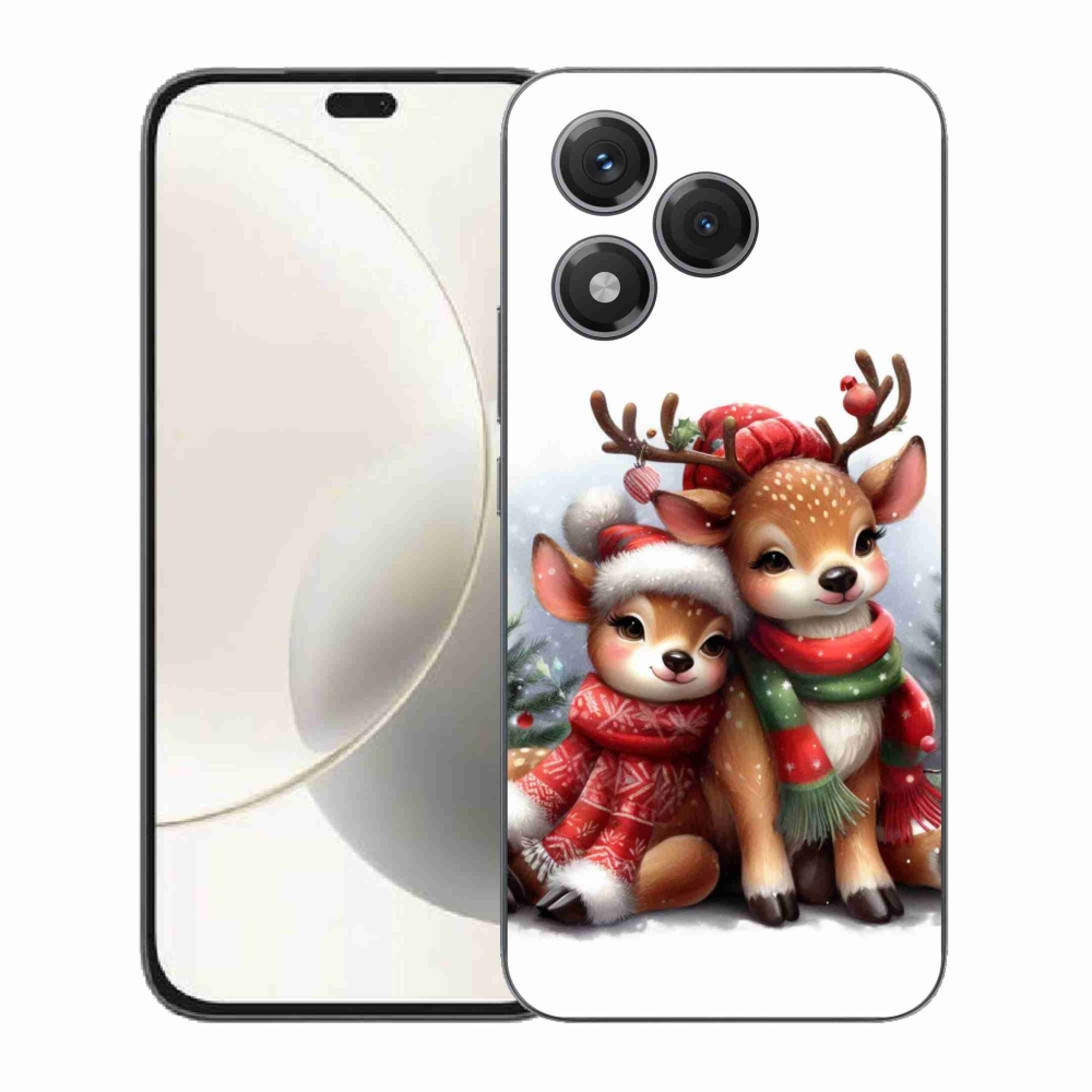 Gélový kryt mmCase na Honor 400 Lite - vianočné soby