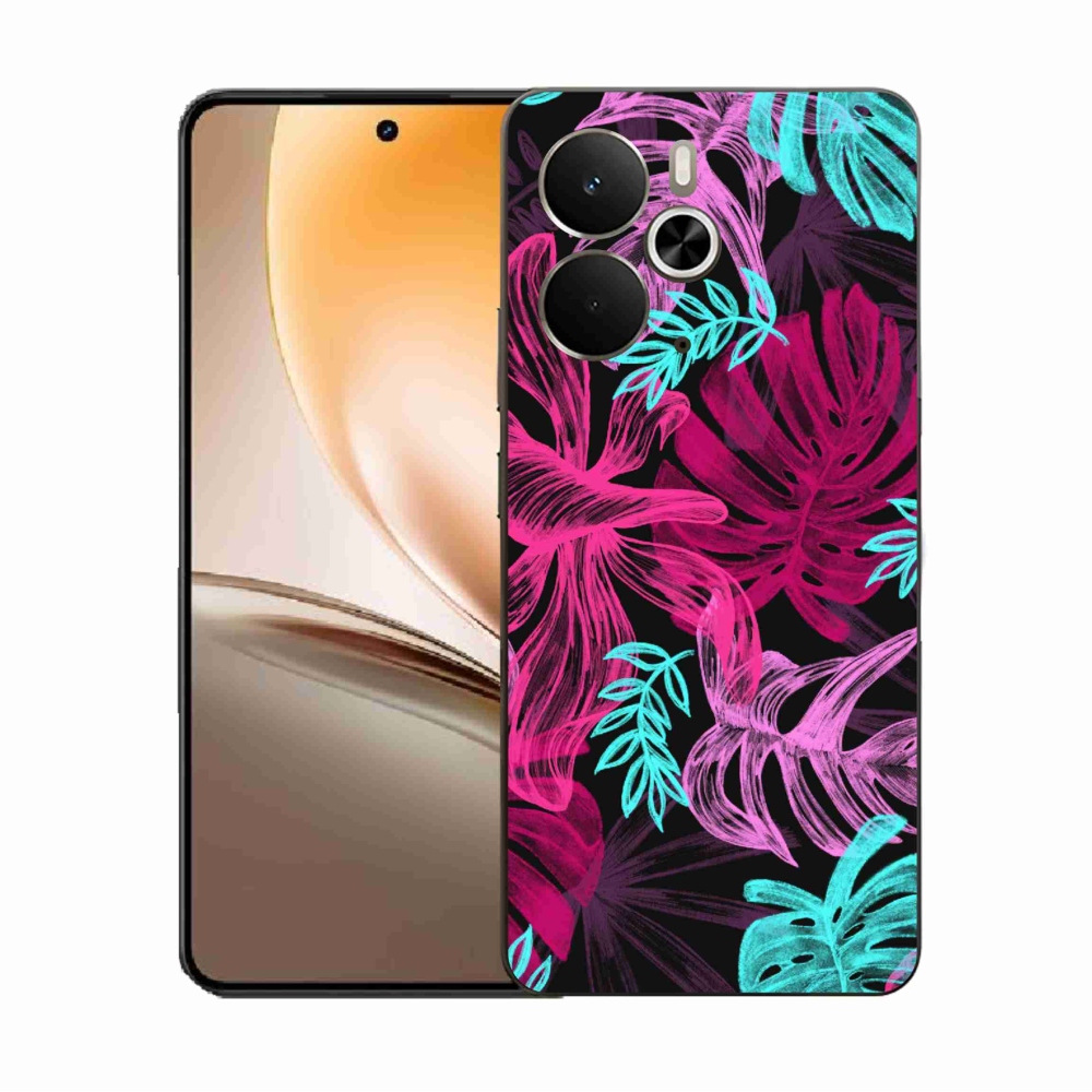 Gélový kryt mmCase na Realme 14 5G - kvety 1