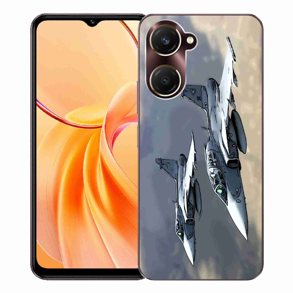 Gélový kryt mmCase na Vivo Y28s 5G - stíhačky