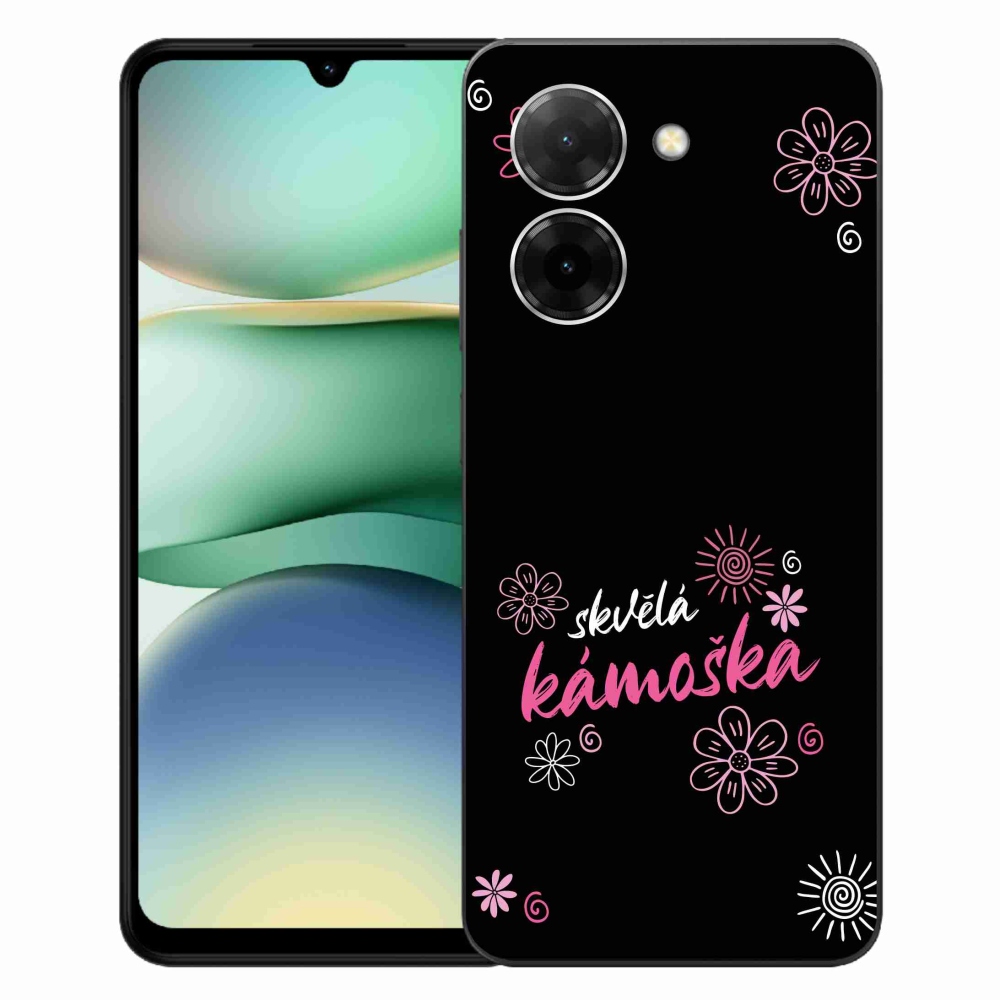 Gélový kryt mmCase na Xiaomi Redmi A5 (171.7x77.8x8.3mm) - skvelá kamoška čierne pozadie