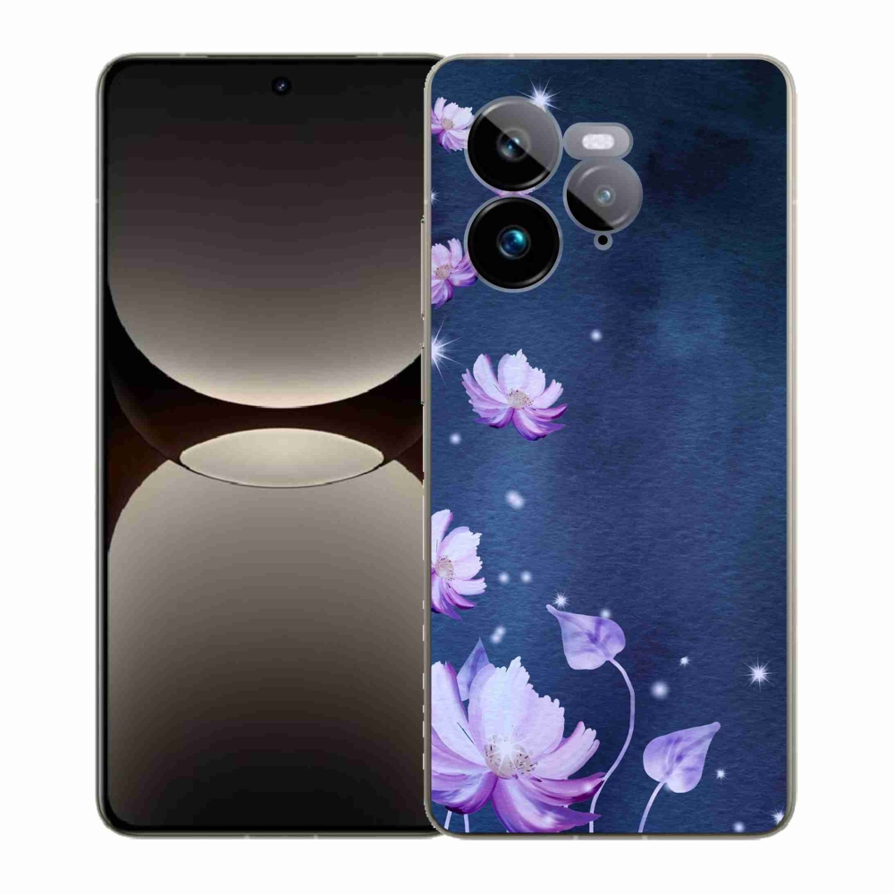 Gélový kryt mmCase na Realme GT 7 Pro 5G - padajúce kvety