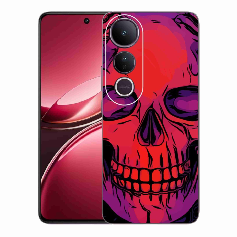 Gélový kryt mmCase na Vivo V50 Lite 4G/5G - lebka