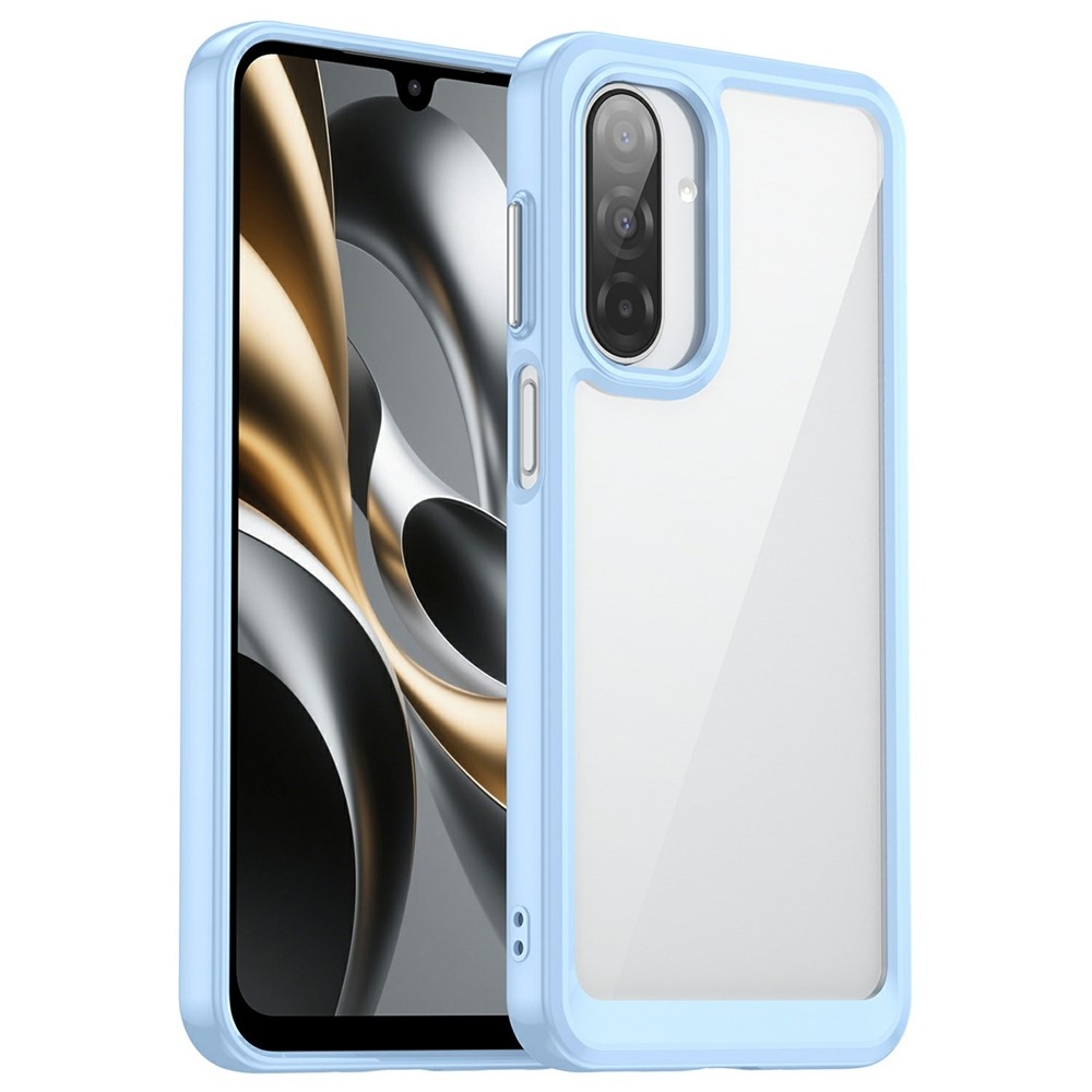 Gélový obal s pevným chrbtom na Samsung Galaxy A17 5G - modrý