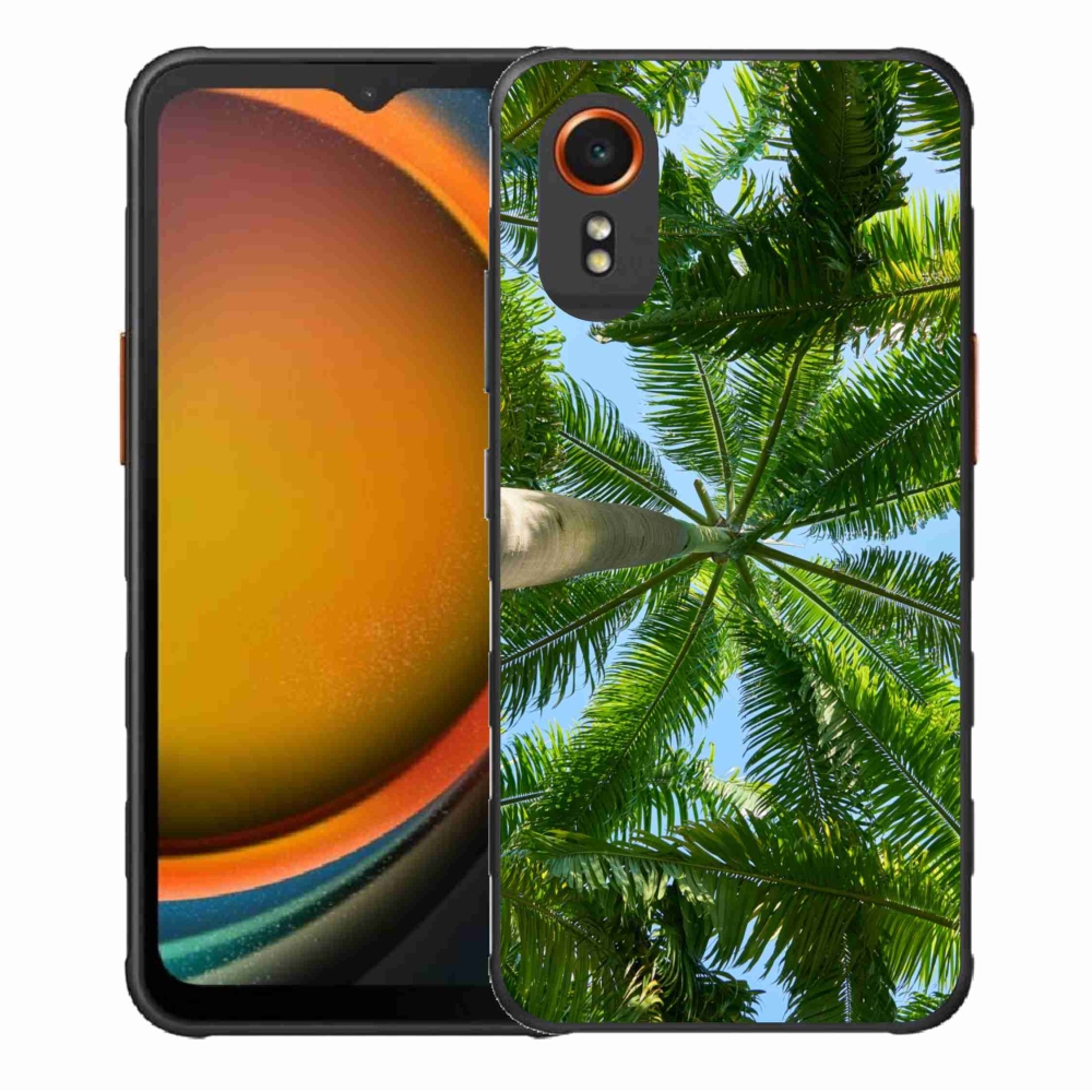 Gélový kryt mmCase na Samsung Galaxy Xcover 7 - palmy