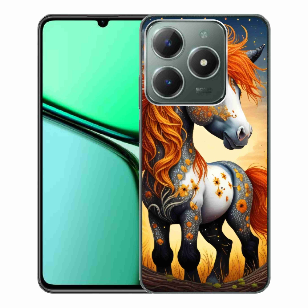 Gélový kryt mmCase na Realme C61 - farebný poník