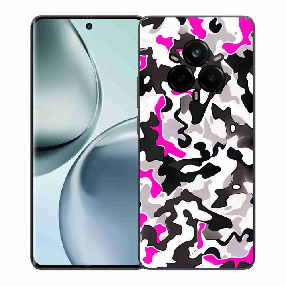 Gélový kryt mmCase na Realme 14 Pro+ 5G - maskáčový vzor 5