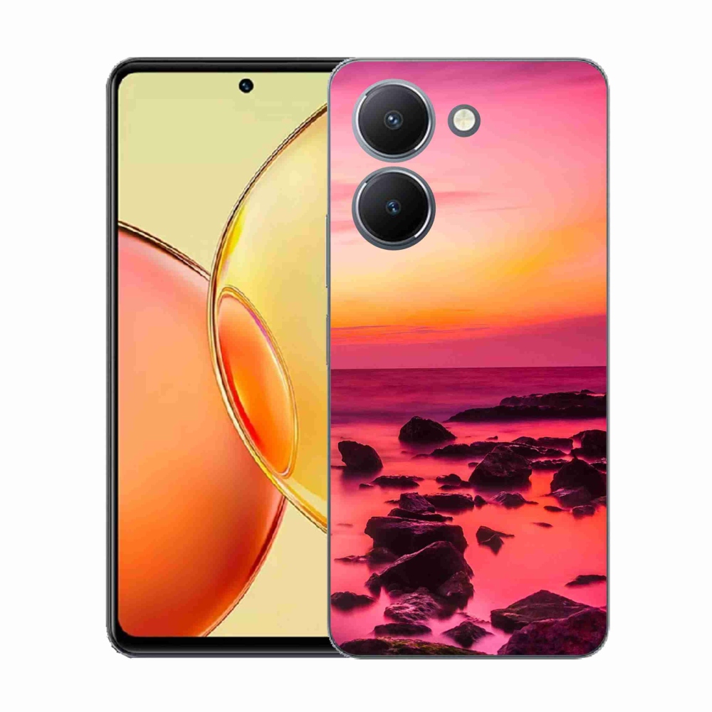 Gélový kryt mmCase na Vivo Y36 - more a žiara
