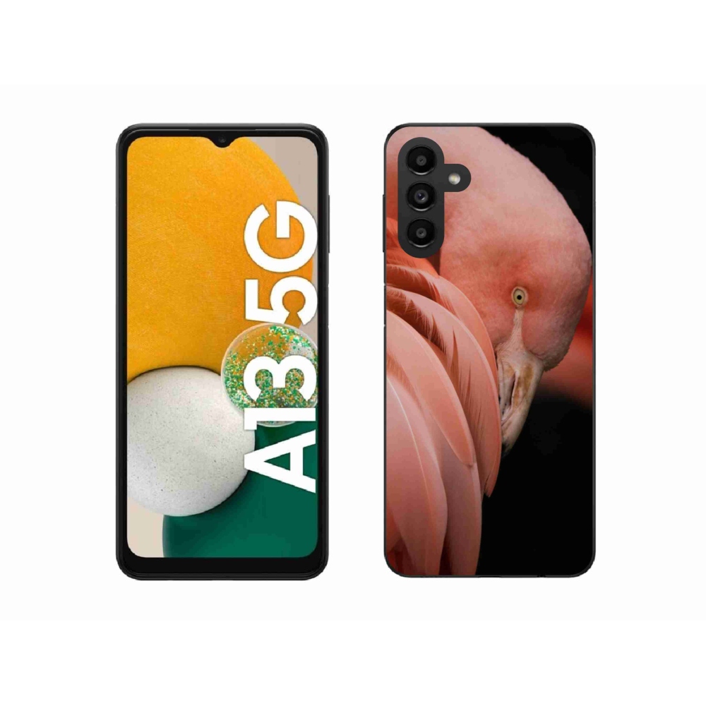 Gélový kryt mmCase na Samsung Galaxy A13 5G - plameniak 3