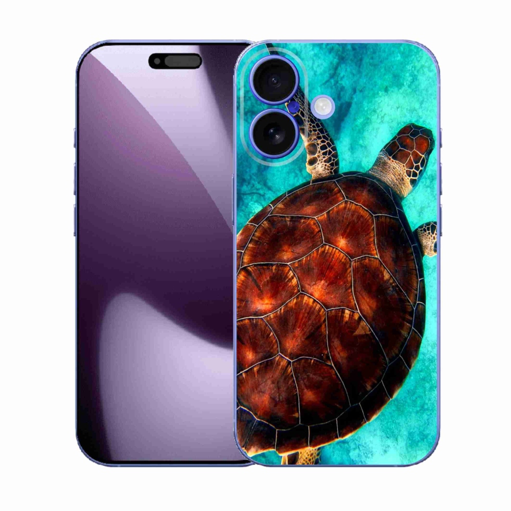 Gélový kryt mmCase na iPhone 17 - korytnačka