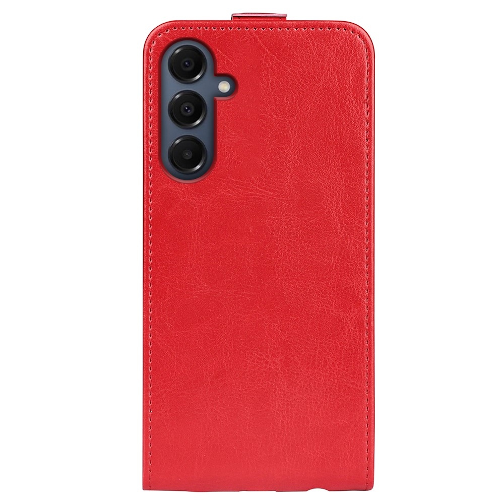 Vertical knižkové púzdro na Samsung Galaxy A17 5G - červené