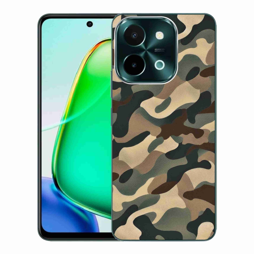 Gélový kryt mmCase na Vivo Y28 - maskáčový vzor 11