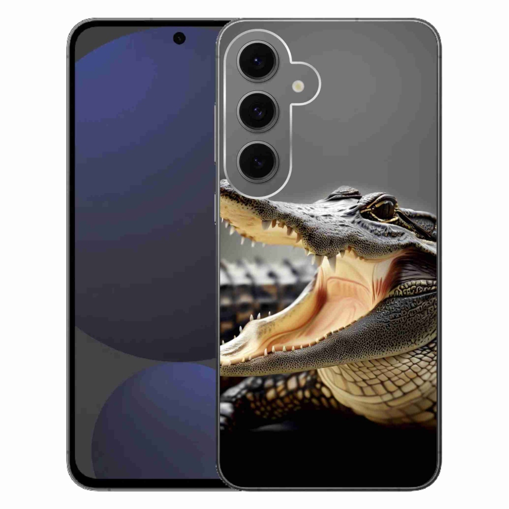 Gélový kryt mmCase na Samsung Galaxy S24 FE - krokodíl