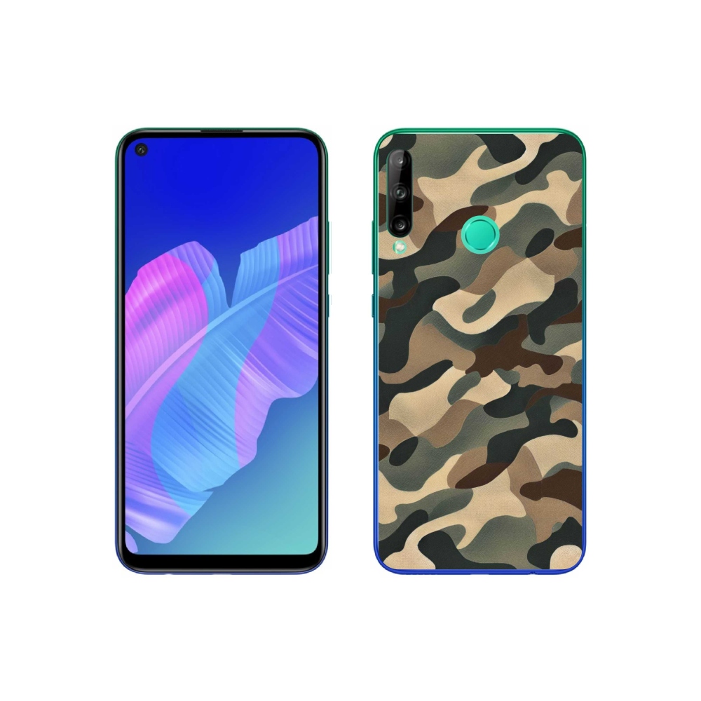 Gélový kryt mmCase na Huawei P40 Lite E - maskáčový vzor 11