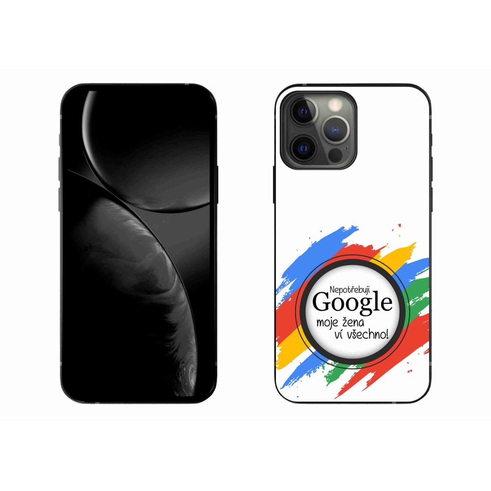 Gélový kryt mmCase na iPhone 13 Pro Max 6.7 - žena vie všetko biele pozadie