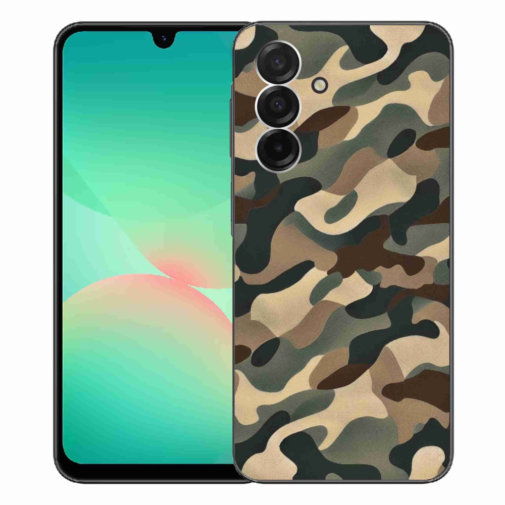 Gélový kryt mmCase na Samsung Galaxy A26 5G - maskáčový vzor 11