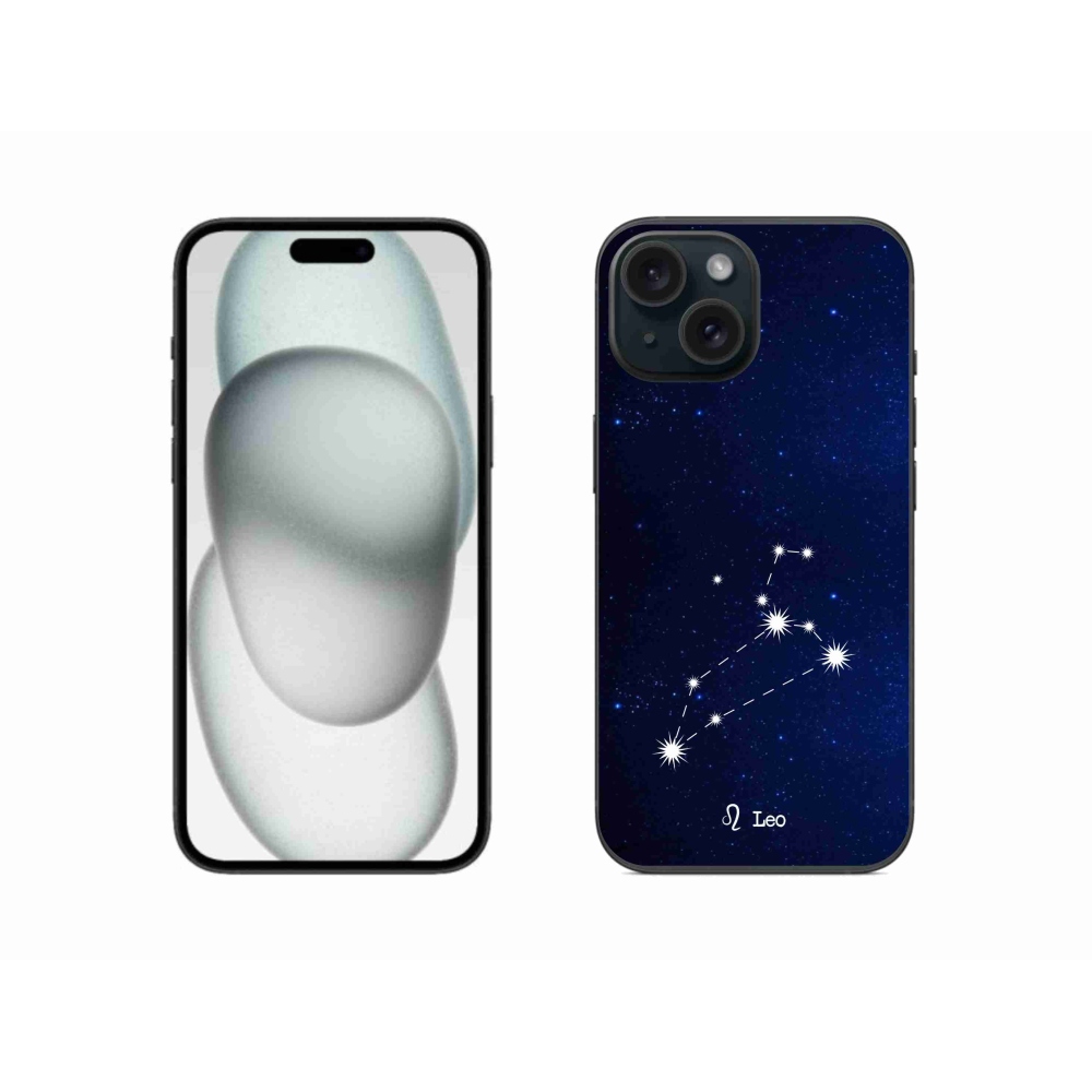 Gélový kryt mmCase na iPhone 15 - súhvezdie Leva