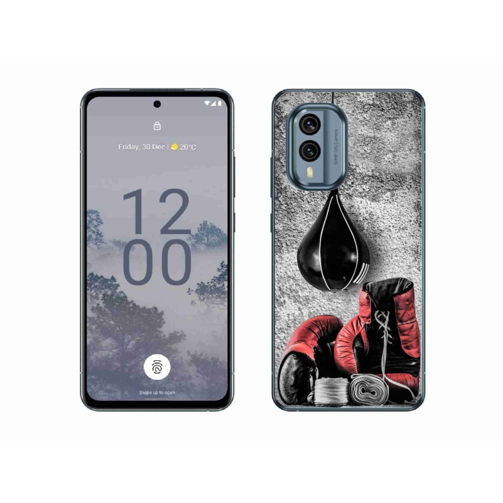Gélový kryt mmCase na Nokia X30 5G - boxovacie vrece a rukavice