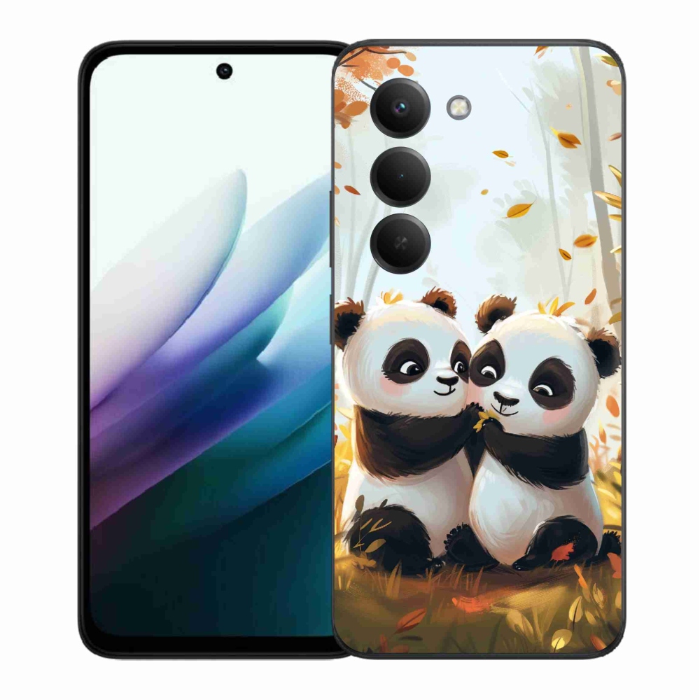 Gélový kryt mmCase na Xiaomi Redmi 15 4G/5G (171mm) - pandy