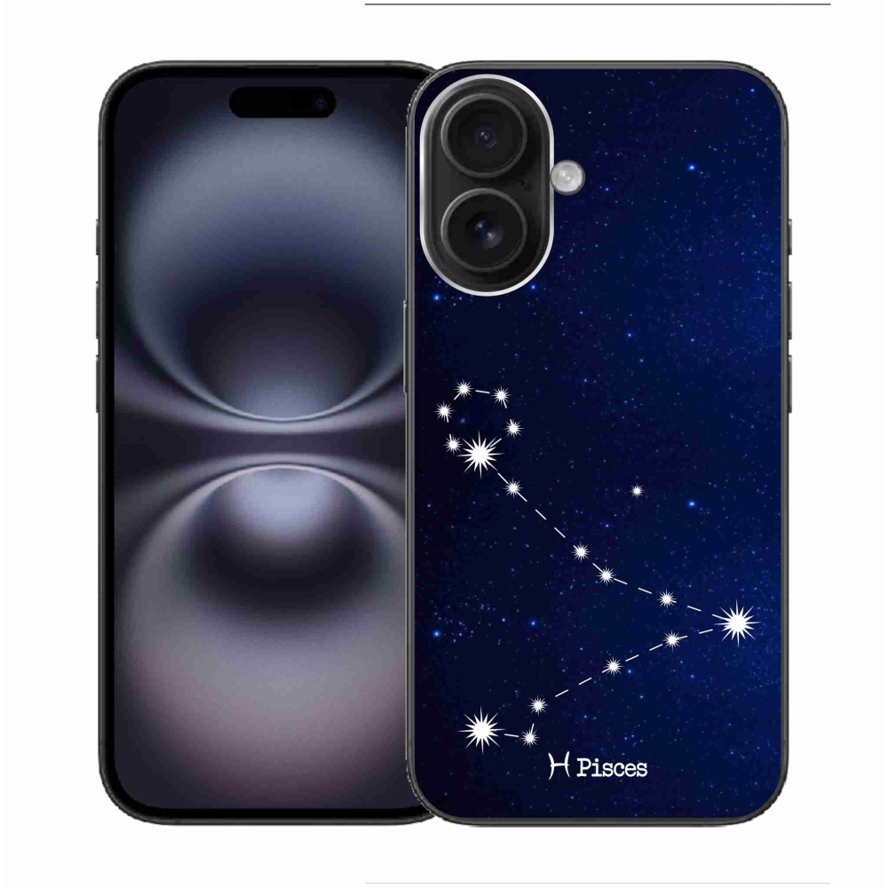 Gélový kryt mmCase na iPhone 16 - súhvezdie Ryby