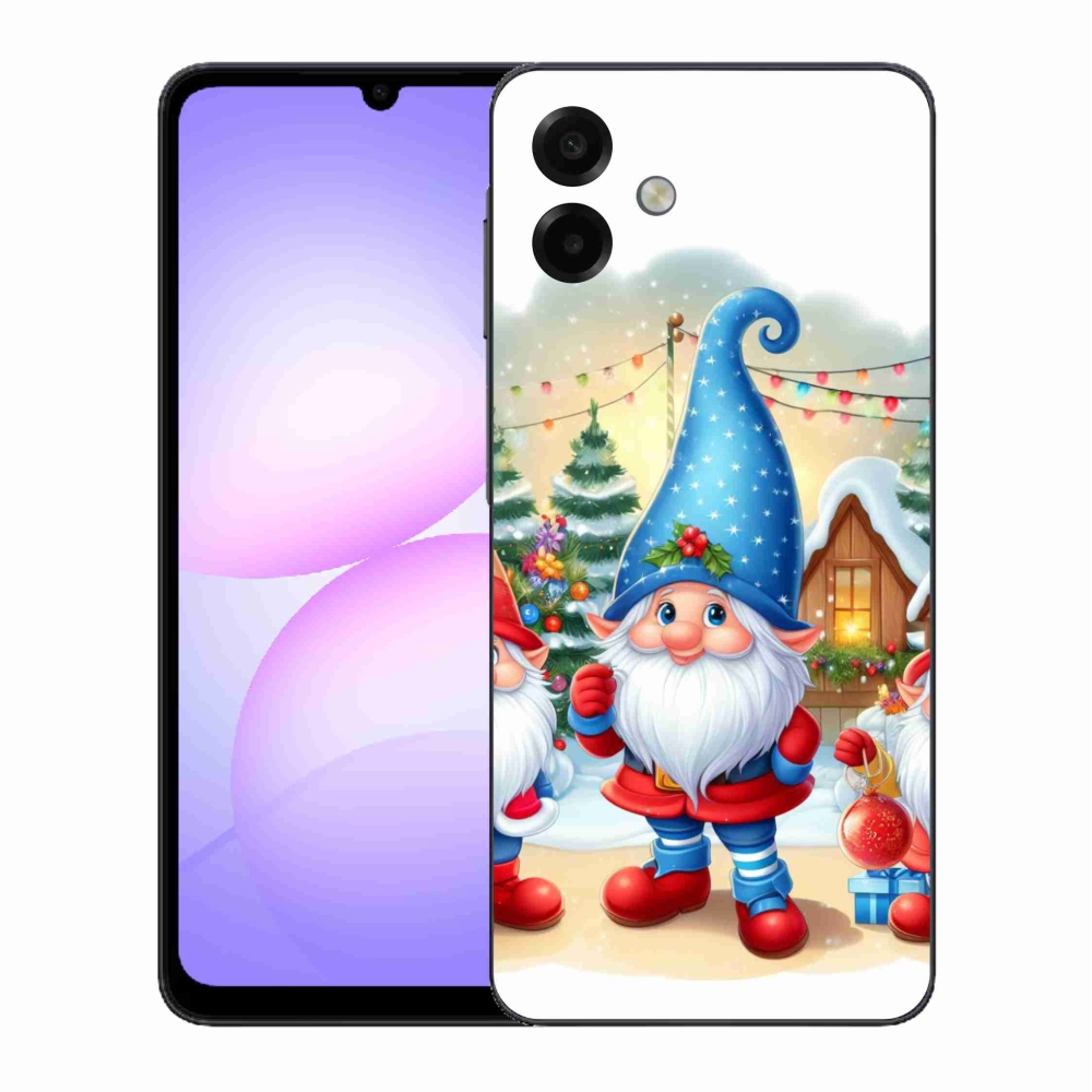 Gélový kryt mmCase na Samsung Galaxy A07 4G - vianočné škriatkovia
