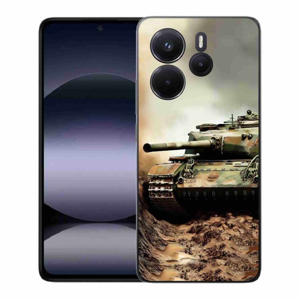 Gélový kryt mmCase na Xiaomi Redmi Note 14 - tank