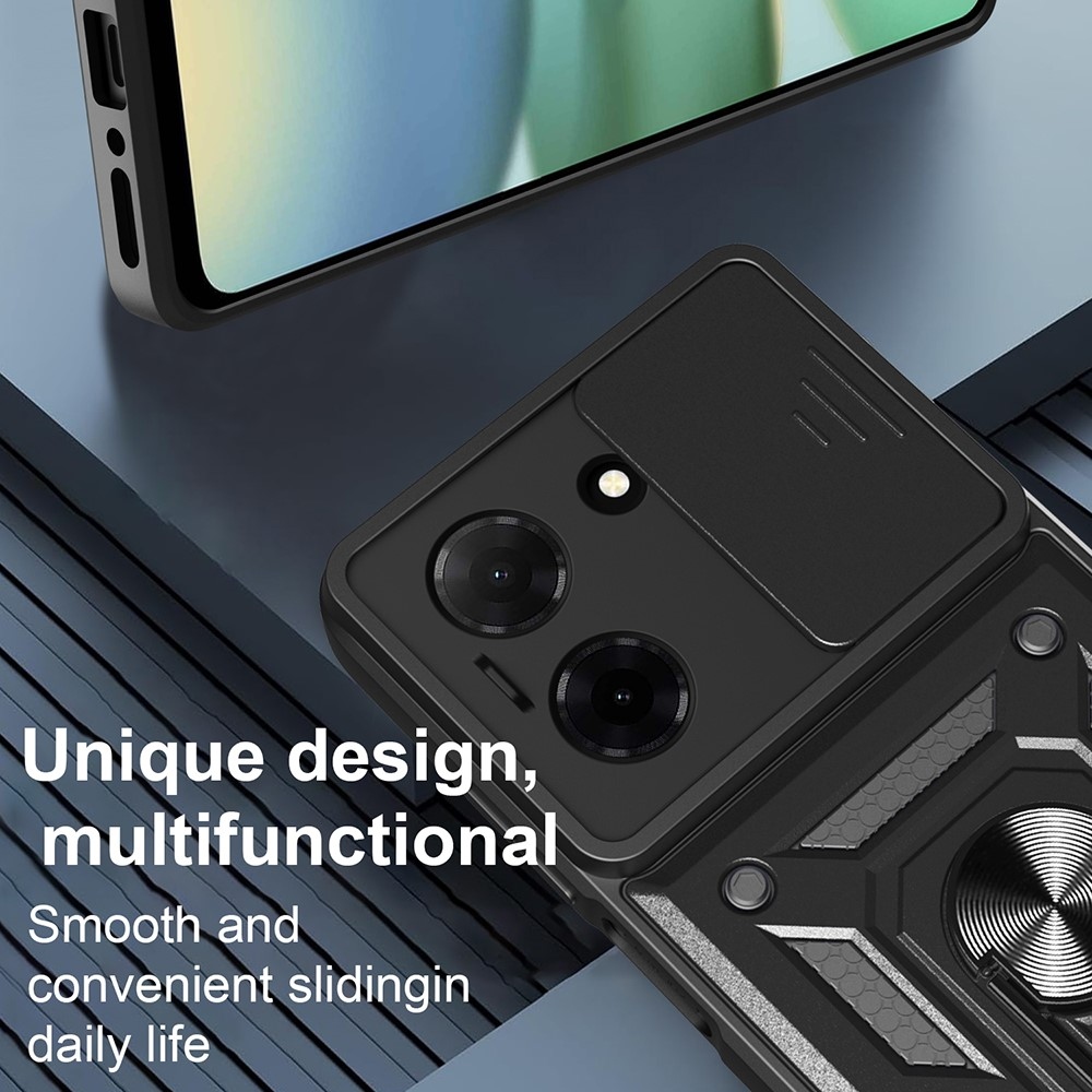 Slide odolný kryt na Xiaomi Redmi A5 (171.7x77.8x8.3mm) - čierny