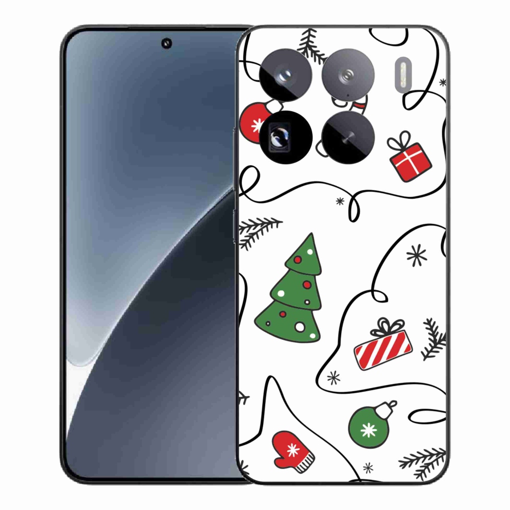 Gélový kryt mmCase na Xiaomi 15 Pro - vianočné motívy