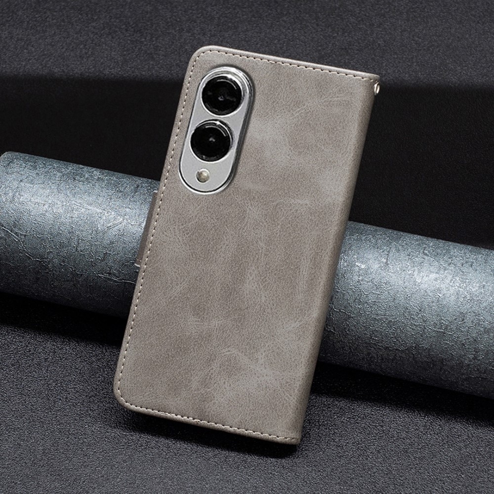 Case knižkové púzdro na Samsung Galaxy S25 Edge - šedé