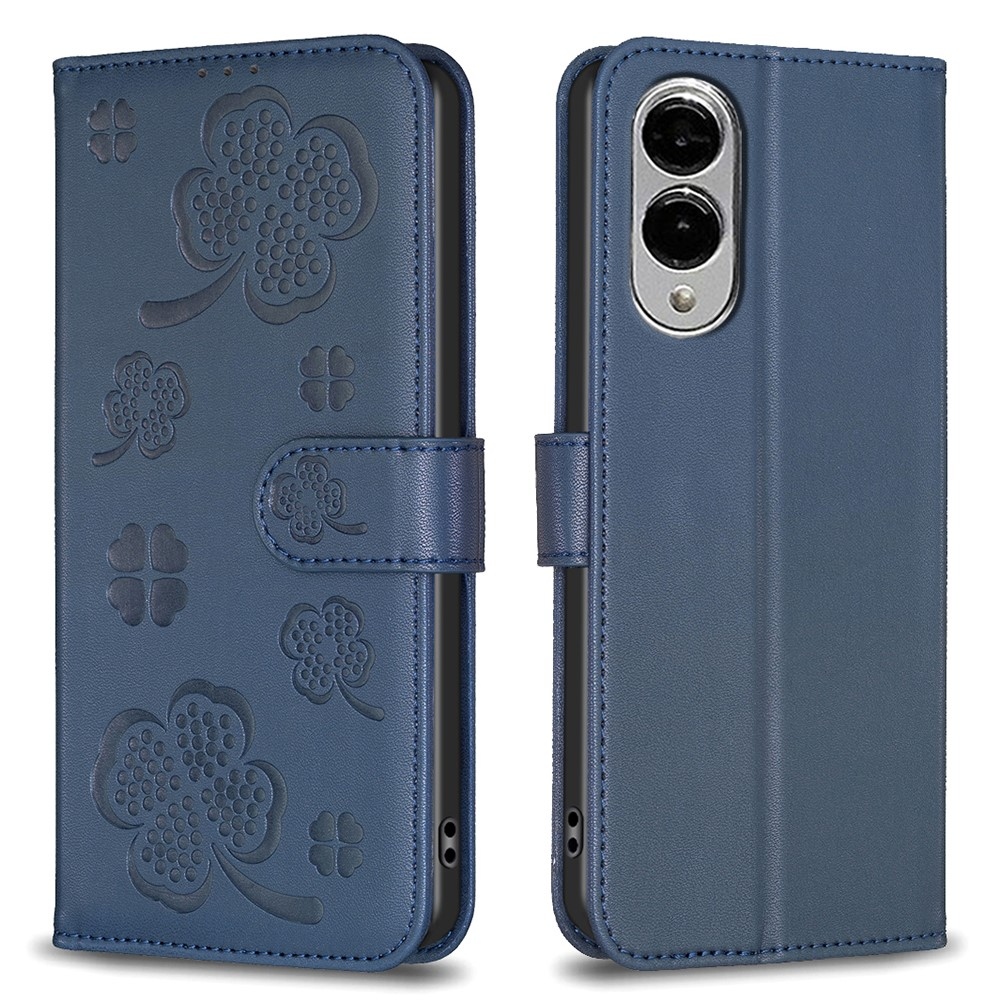 Clover knižkové púzdro na Samsung Galaxy S25 Edge - modré