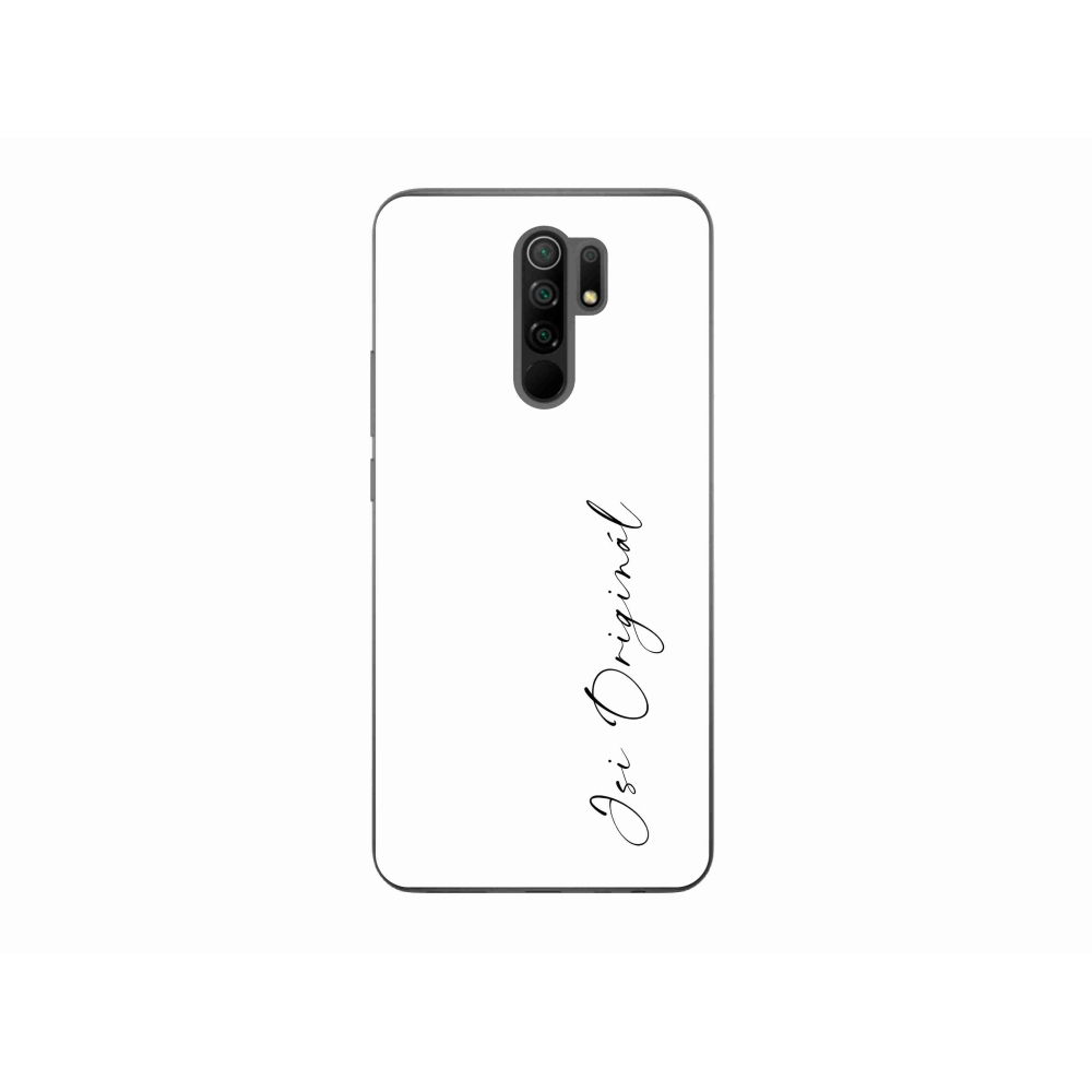 Gélový kryt mmCase na Xiaomi Redmi 9 - si originál biele pozadie