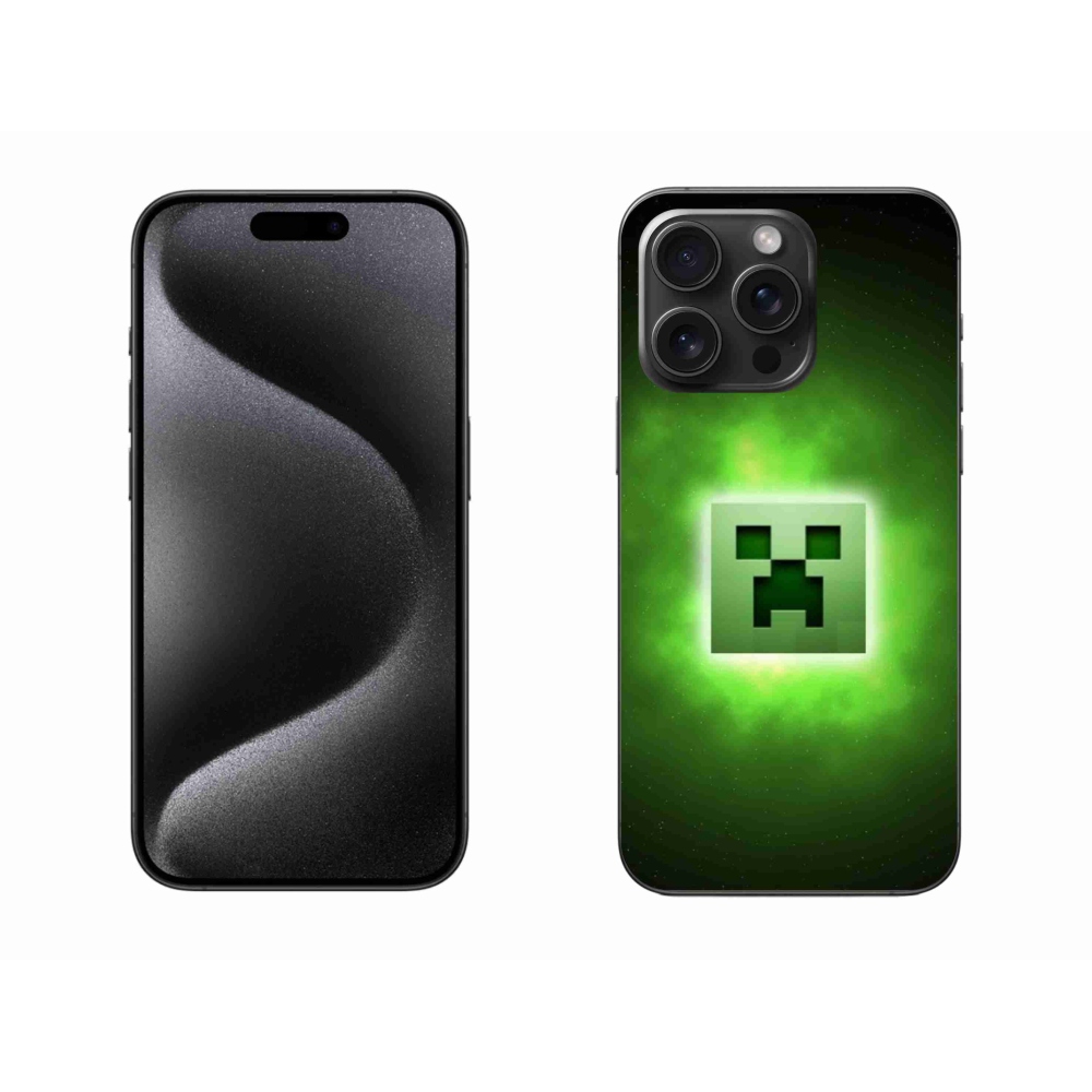 Gélový kryt mmCase na iPhone 15 Pro Max - minecraft