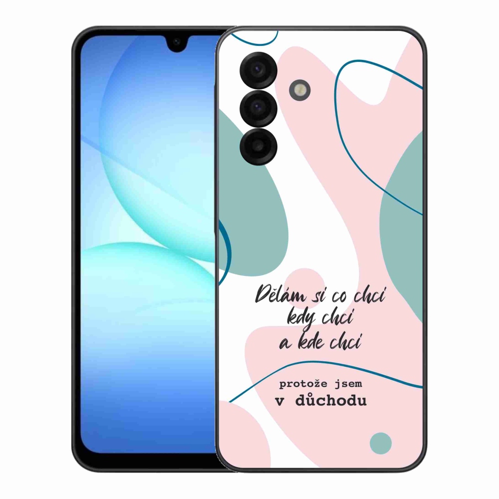 Gélový kryt mmCase na Samsung Galaxy A17 4G/5G - vtipný text 10 biele pozadie
