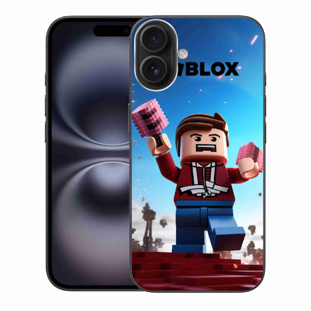 Gélový kryt mmCase na iPhone 16 Plus - roblox 2